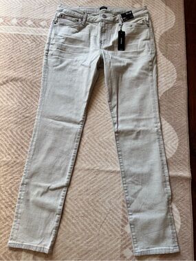 Express Men’s Skinny Jeans - Light Gray